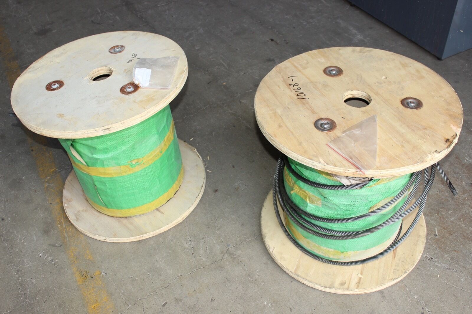 Bulk Lot of Approx 100m Steel Wire Rope – 12mm Dia. CN854127 (8x19S+8×7+PP-13)