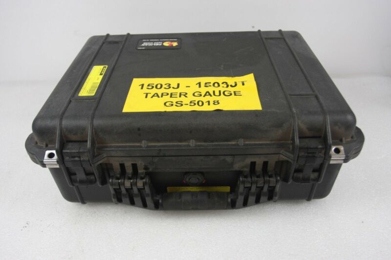 1503J-1503JT Taper Gauge GS-5018 w Pelican Case
