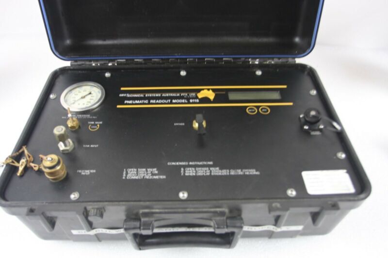 Geo Technical Systems Aust Pneumatic Pizometer Readout Instrument – 9115