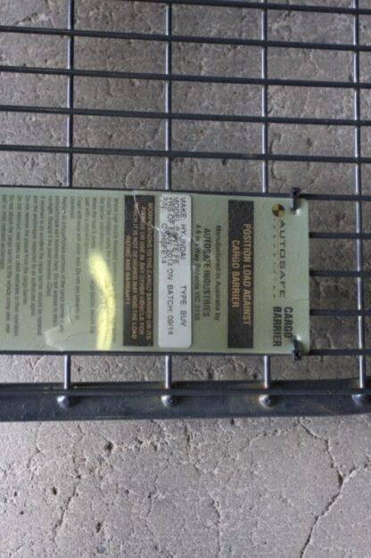 2014 Hyundai Santa Fe SUV Autosafe Cargo Barrier – CBHSFE14 – 07/14 models