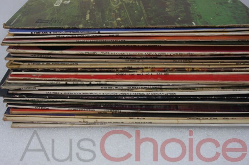 30 x Pop 12” Vinyl LP Records Tracks From 30’s to 70 – Vintage