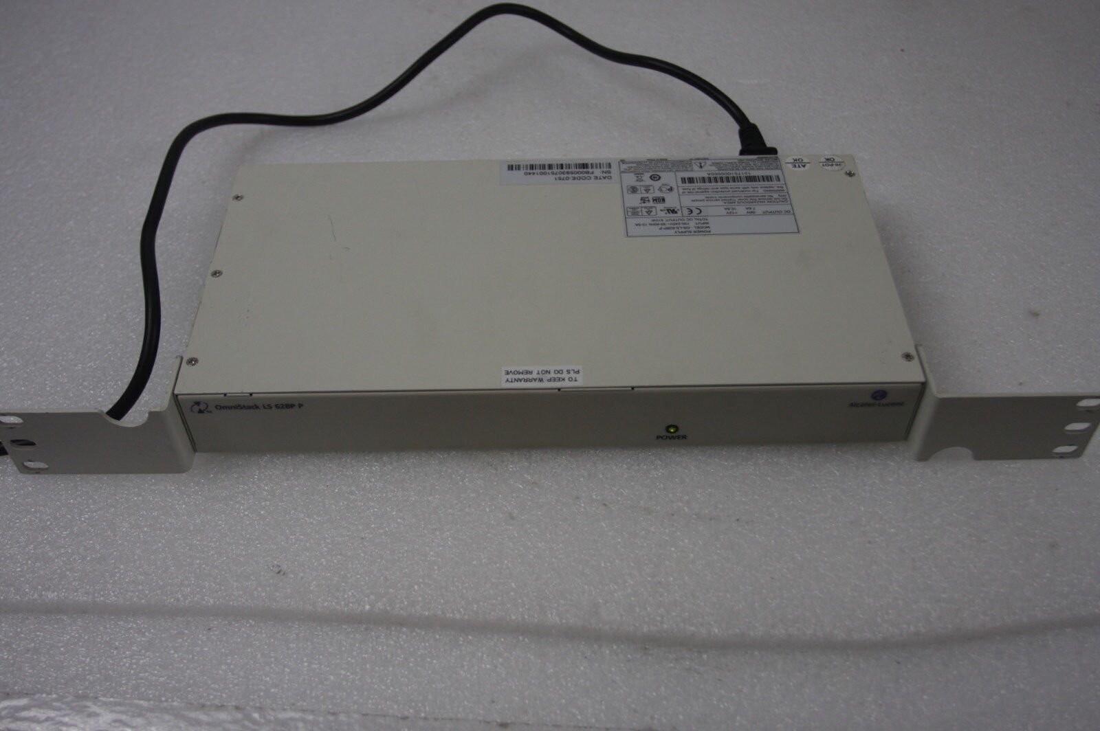 Alcatel Lucent OmniStack LS 62BP-P Backup Rack Mount 510W Power Supply