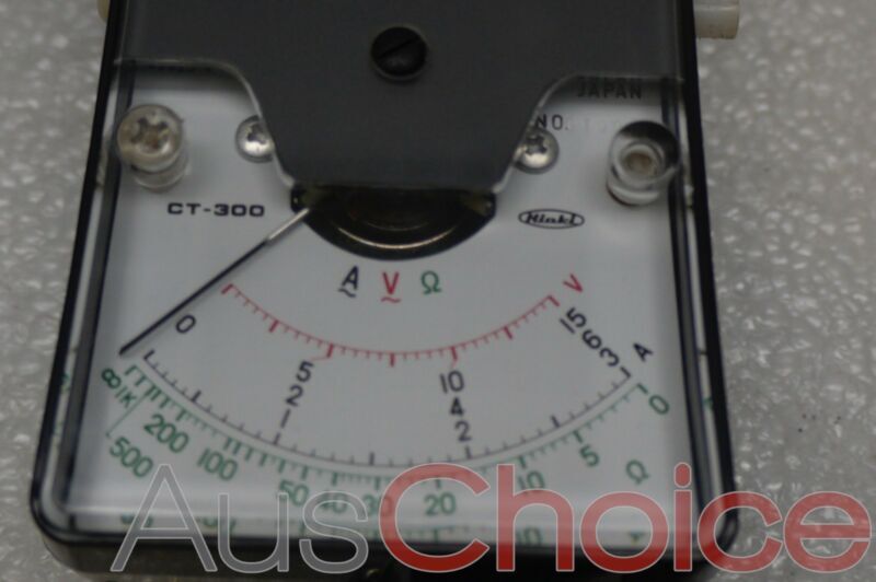 Hioki CT 300 CT300 300A AC Analog Clamp On Tester HiTester