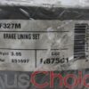 NEW – AF327M Brake Lining Set, Rear 20” for FK115 FK415 Nissan