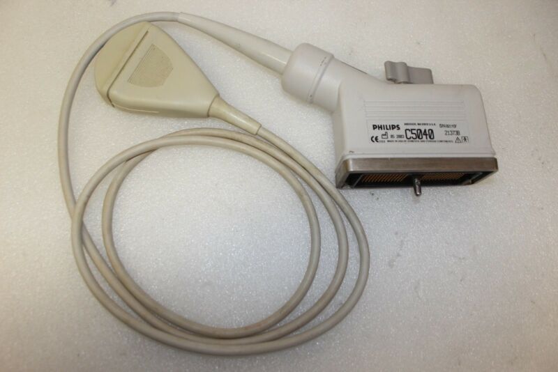 Philips C5040 21373B Abdominal Curved Array Transducer Ultrasound Probe
