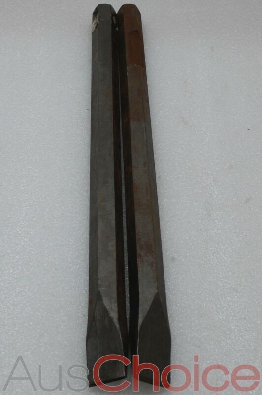 2 x Jackhammer Chisel Bit 30mm HEX to Suit TTD90/XP90