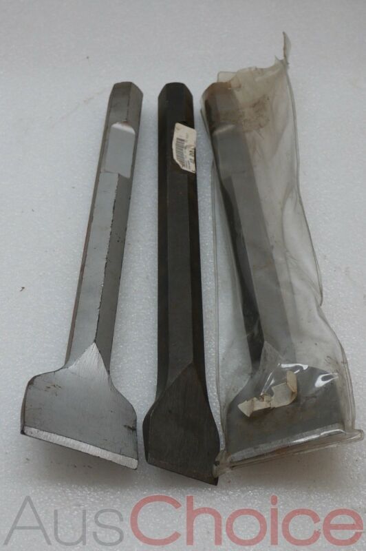 3 x Jackhammer Cranked Tile Chisel to Suit 88020089