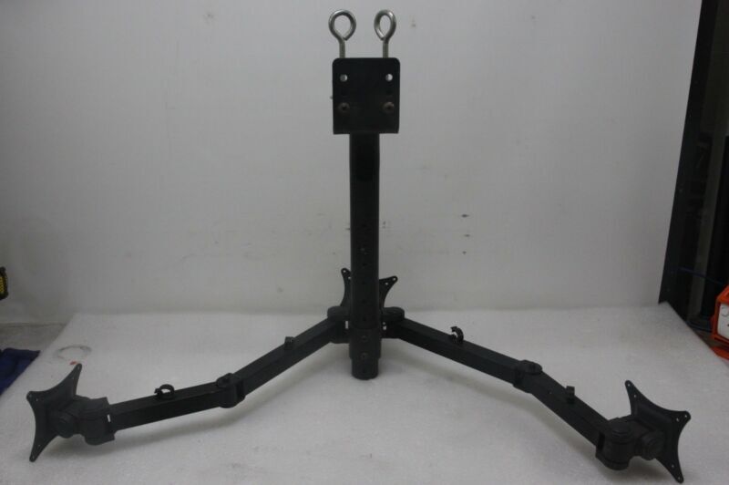 Triple Three Monitor Desk Mount Arm Full Motion Computer Display Stand