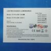 James LED Recessed Luminaries (LED Light Panels) ZY-P4-40W CNS – NEW