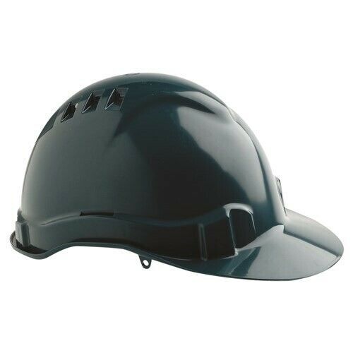 10 x ProChoice Safety 6 Point Vented Pushlock Harness Hard Hat – Green – HHV6-G
