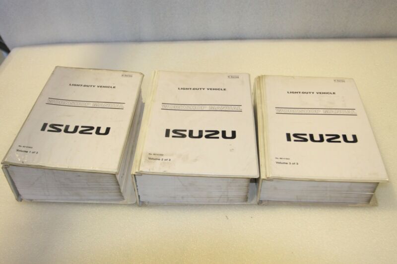 Isuzu 94-98 Light Duty Vehicle No. 92141822 Workshop Manual – Volumes 1, 2, 3