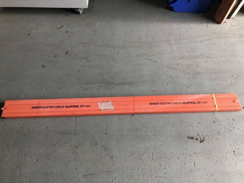 9 x Clipsal 287 Series 2 Metre Lengths Strip Width 150mm Rigid Cable Cover
