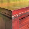 Mahogany Timber Entertainment Unit 6 Drawer TV Unit Stand – 110 x 50 x 76cm