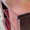 Mahogany Timber Entertainment Unit 6 Drawer TV Unit Stand – 110 x 50 x 76cm