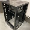 MFB 18RU Server Data Audio Visual Data Cabinet Rack Mount Black w Key – Used