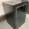 MFB 18RU Server Data Audio Visual Data Cabinet Rack Mount Black w Key – Used