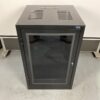 MFB 18RU Server Data Audio Visual Data Cabinet Rack Mount Black w Key – Used