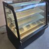 3 Tier Shelf Cake Cafe Food Curved Glass Refrigerated Fridge Cabinet Display – Used
