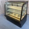 3 Tier Shelf Cake Cafe Food Curved Glass Refrigerated Fridge Cabinet Display – Used