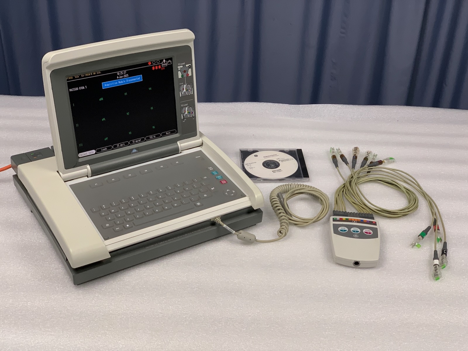 GE MAC 5500 HD Electocardiograph ECG w Acc