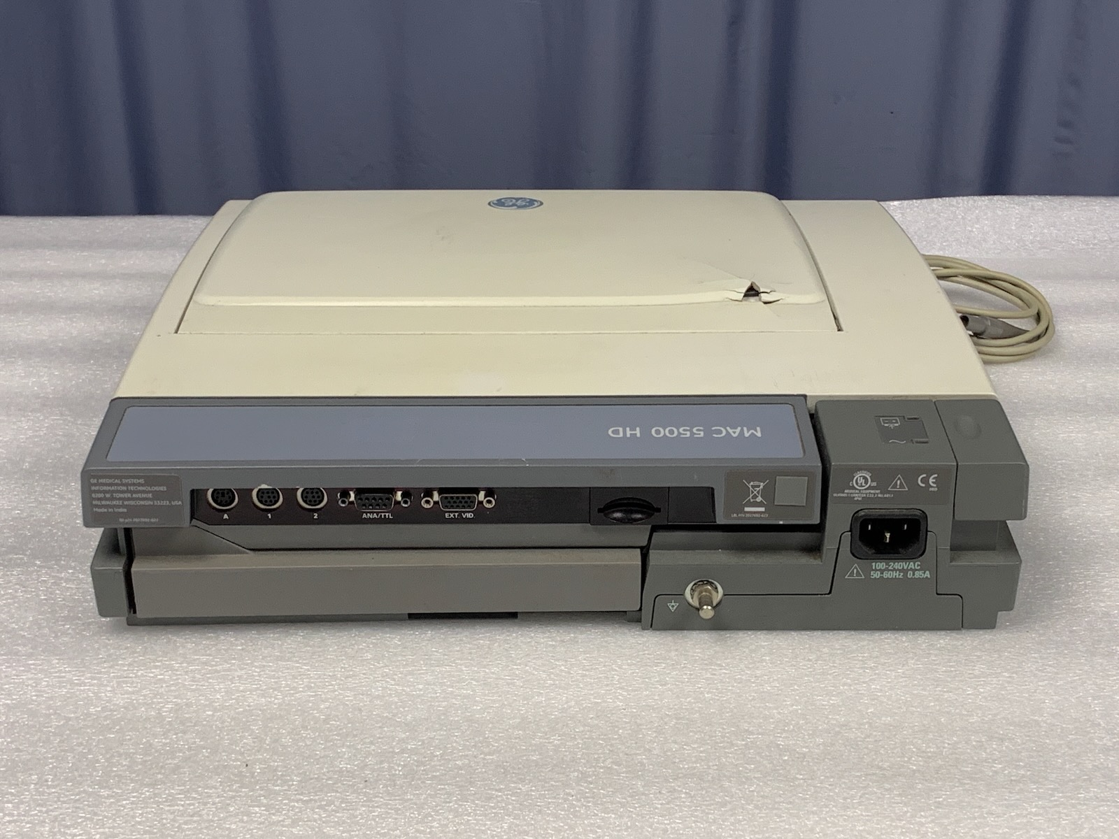 GE MAC 5500 HD Electocardiograph ECG w Acc