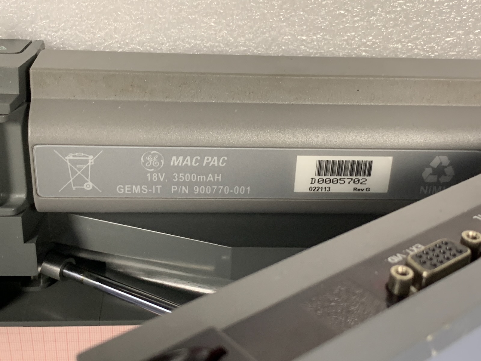 GE MAC 5500 HD Electocardiograph ECG w Acc