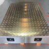 SJS Classic Double Draw Aluminium Checker Plate Ute 4×4 Drawer System – Used