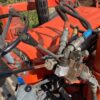 Kubota Front End Loader Bucket w Mounting Brackets & Hydraulic Controls for B7100 Tractor