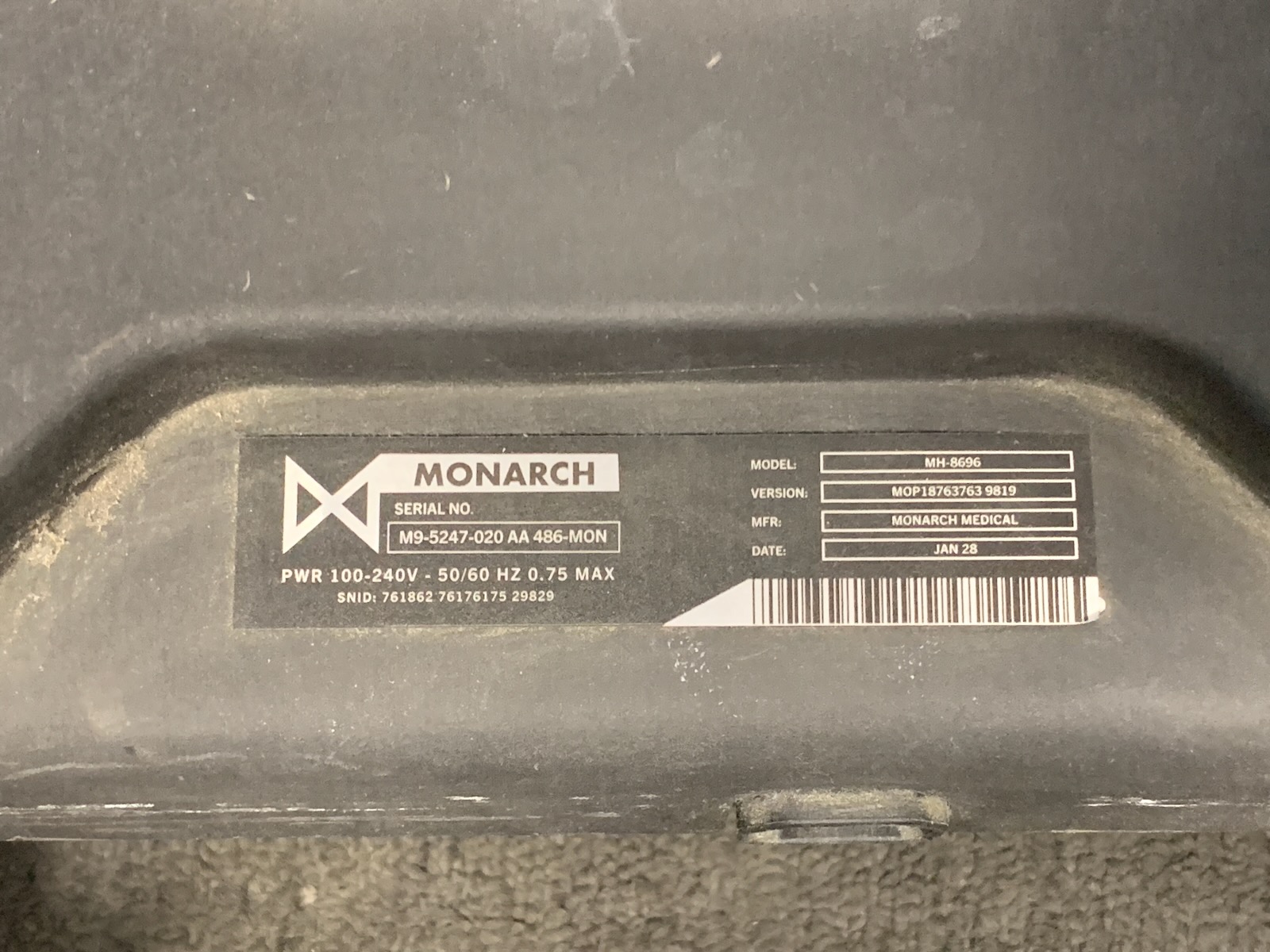 Sonosite S-Cath P08792 Ultrasound System