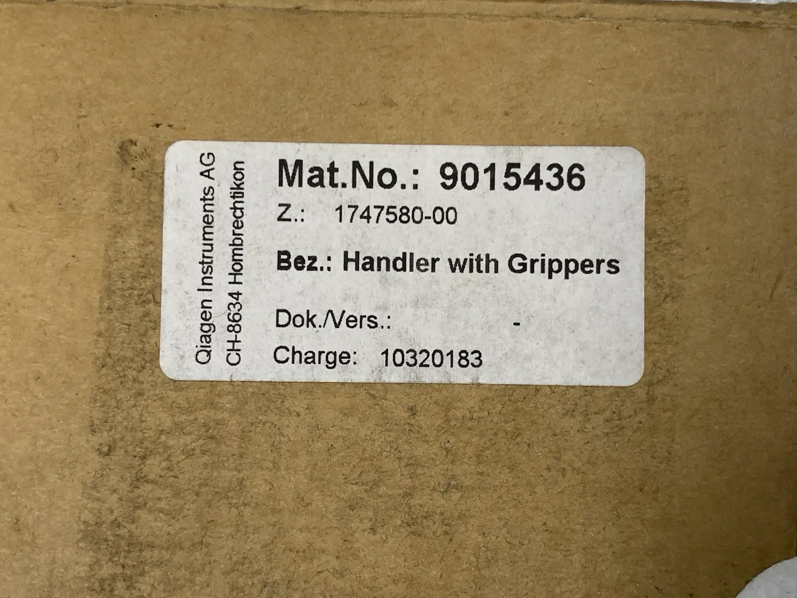 Qiagen BGR-Z-modul Dt-1100uL Bez Handler with Grippers - 9015436 9015210 9011538