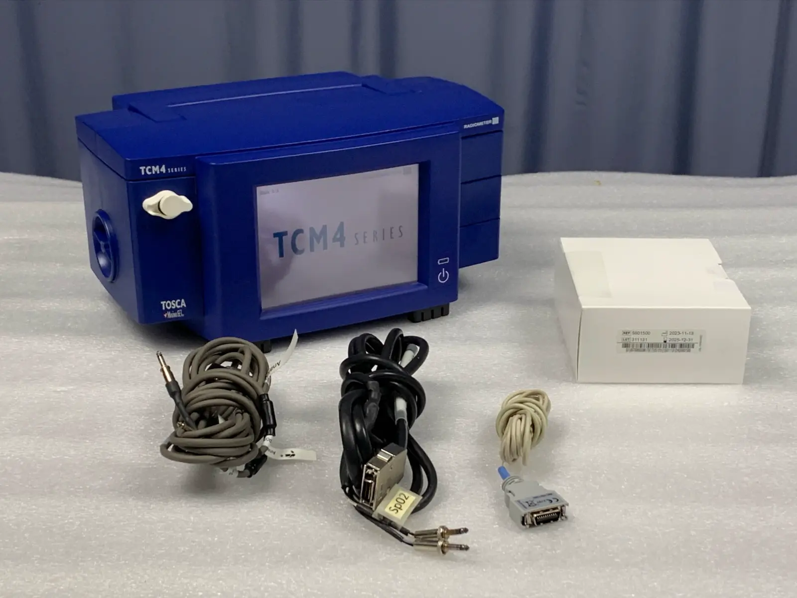 Radiometer TCM4 Series ETX Transcutaneous Oxygen Tosca Patient Monitor w Accs