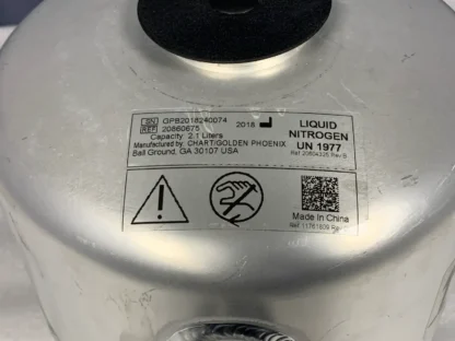 Chart MVE BL-7 Cryogenic One-Way Liquid Nitrogen Vapor Transport Container