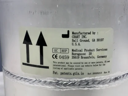 Chart MVE BL-7 Cryogenic One-Way Liquid Nitrogen Vapor Transport Container
