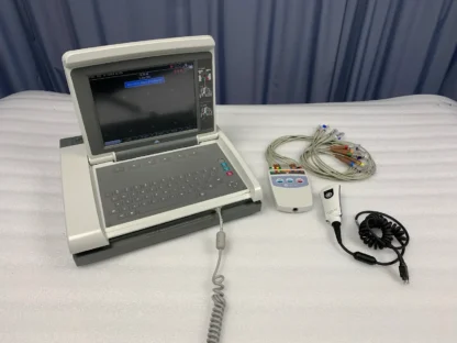 GE MAC 5500 HD ECG EKG Resting & Stress Test System Machine w CAM HD & Accs