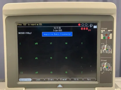 GE MAC 5500 HD ECG EKG Resting & Stress Test System Machine w CAM HD & Accs