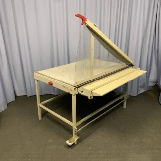 Ideal 1110 A1 Heavy Duty Manual Arm Paper Cardboard Guillotine w Stand