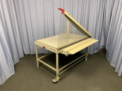 Ideal 1110 A1 Heavy Duty Manual Arm Paper Cardboard Guillotine w Stand