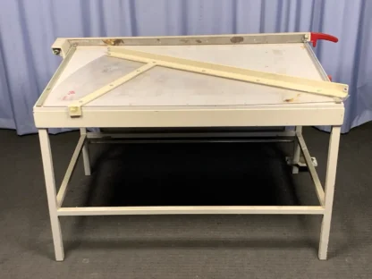 Ideal 1110 A1 Heavy Duty Manual Arm Paper Cardboard Guillotine w Stand