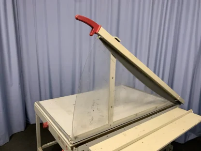 Ideal 1110 A1 Heavy Duty Manual Arm Paper Cardboard Guillotine w Stand