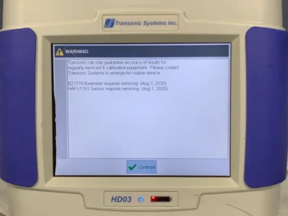 Transonic System Inc. HD03 Hemodialysis Monitor
