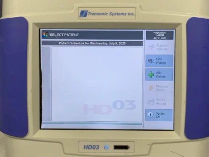Transonic System Inc. HD03 Hemodialysis Monitor