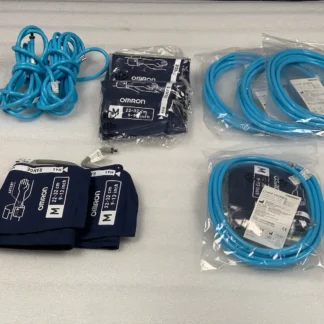 6x Omron Blood Pressure Cuff & Cuff Hoses - Medium 22-32cm