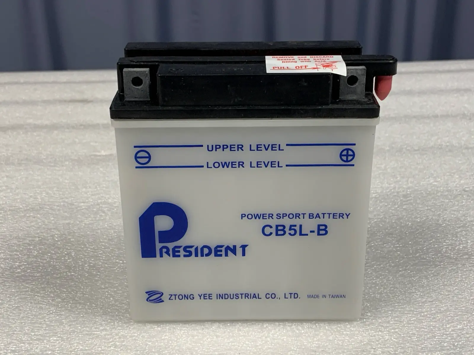 6x President CB5L-B Flooded Motorcycle Power Sport Battery