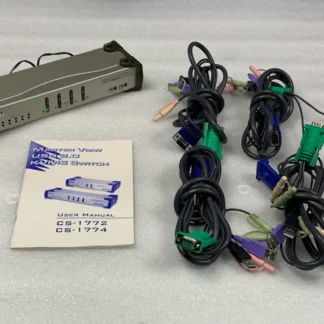 ATEN CS-1774 Master View USB2.0 KVME 4 Port USB KVM Switch w Ethernet