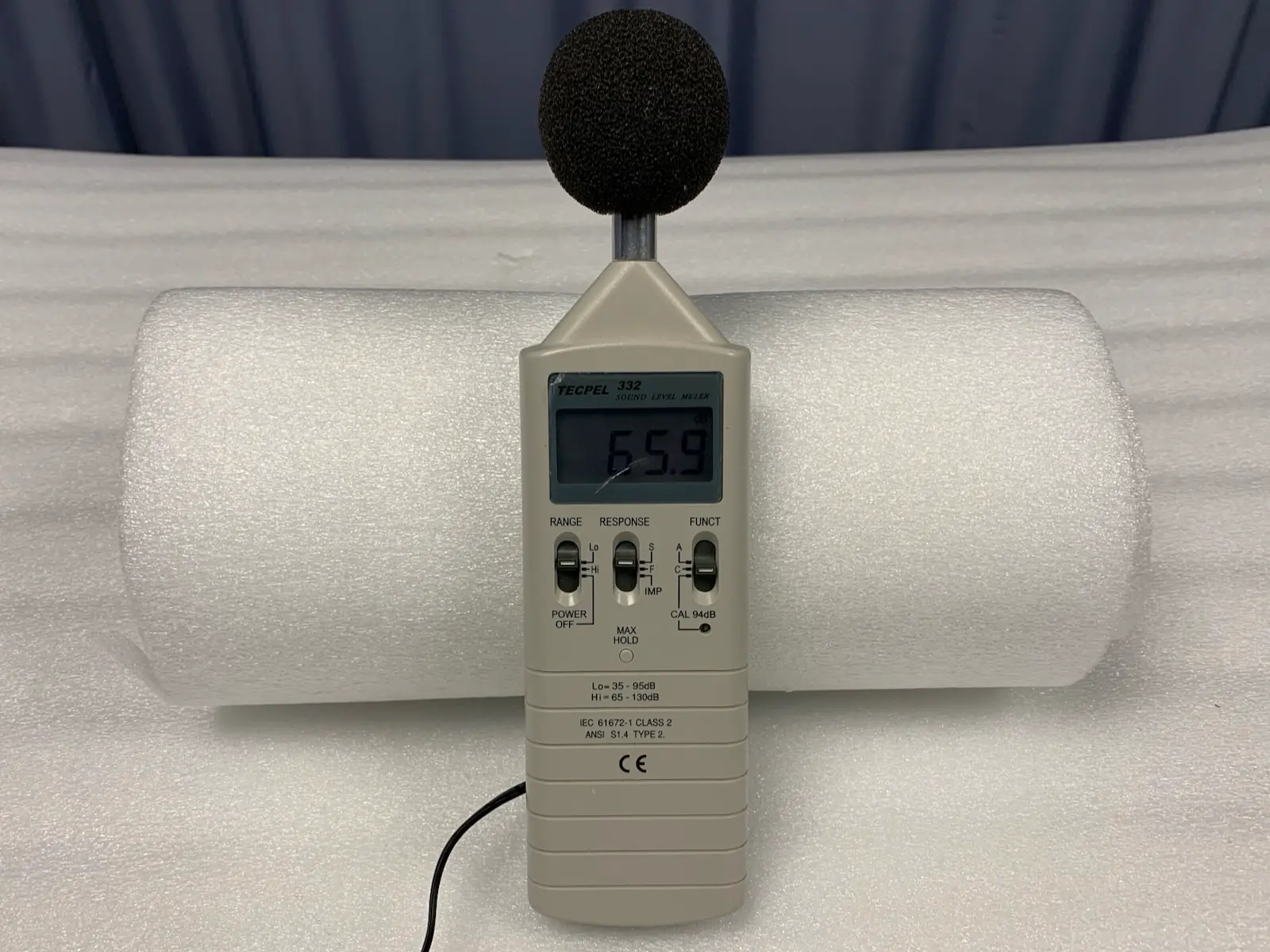 DSL-332 Sound Level Meter - Resolution 0.1dB, Accuracy ±1.5dB