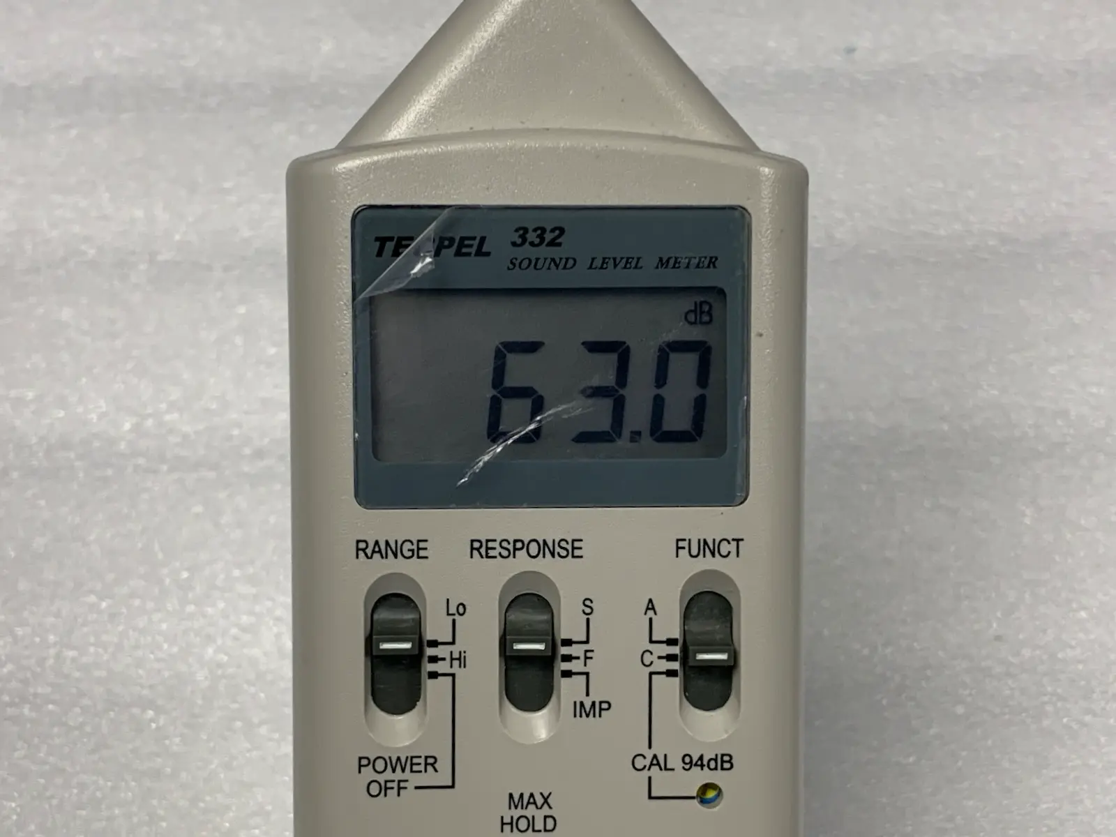 DSL-332 Sound Level Meter - Resolution 0.1dB, Accuracy ±1.5dB