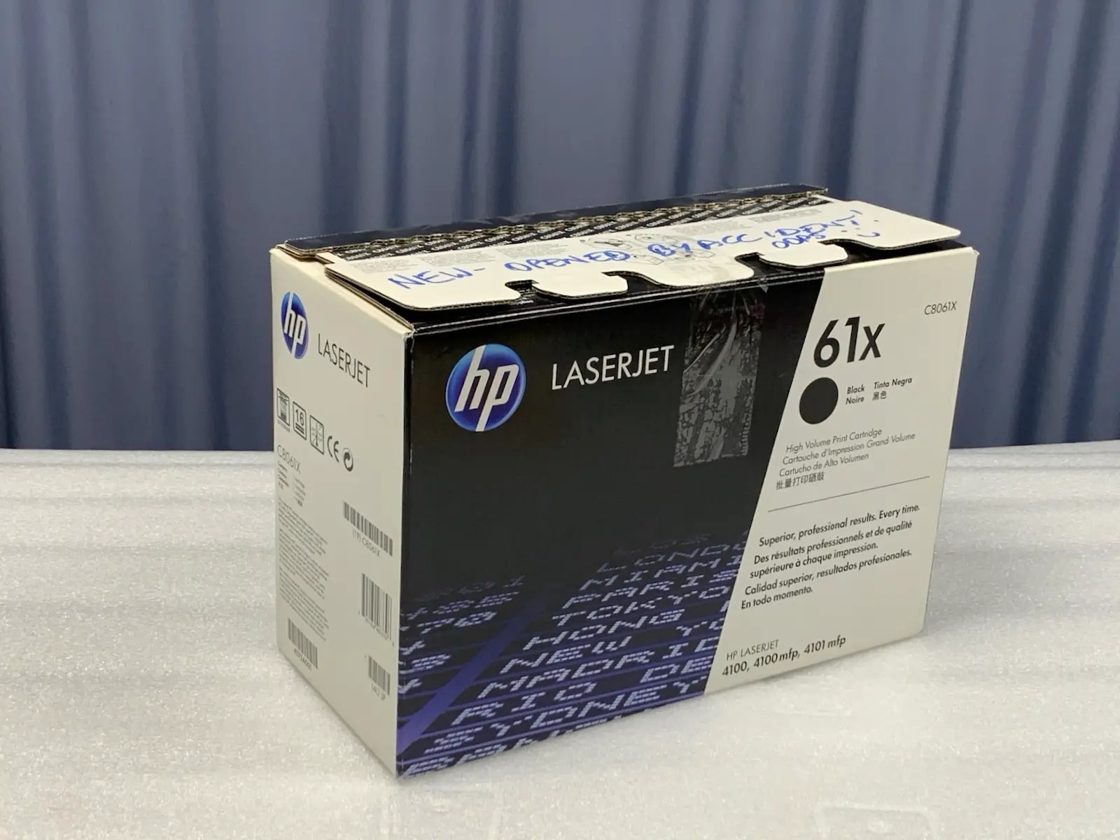 HP C8061X 61X Black Original LaserJet Toner Cartridge - Genuine