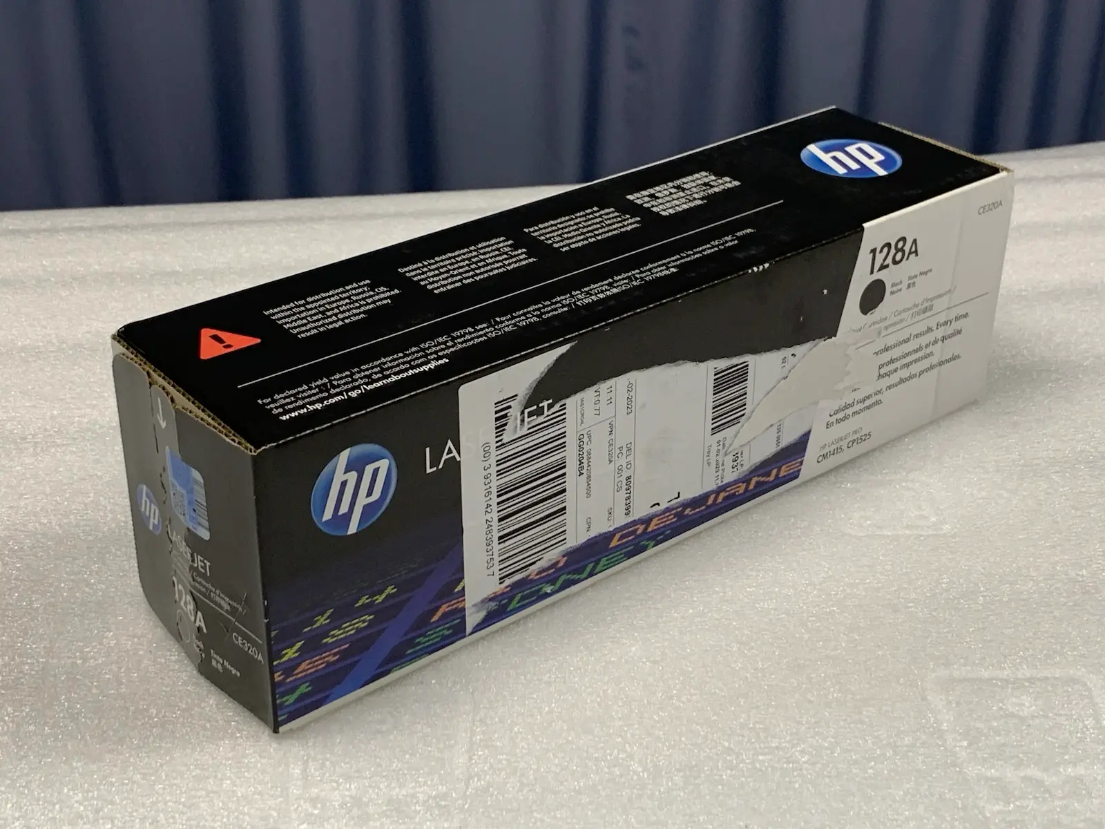HP CE320A 128A Black Original LaserJet Toner Cartridge - Genuine