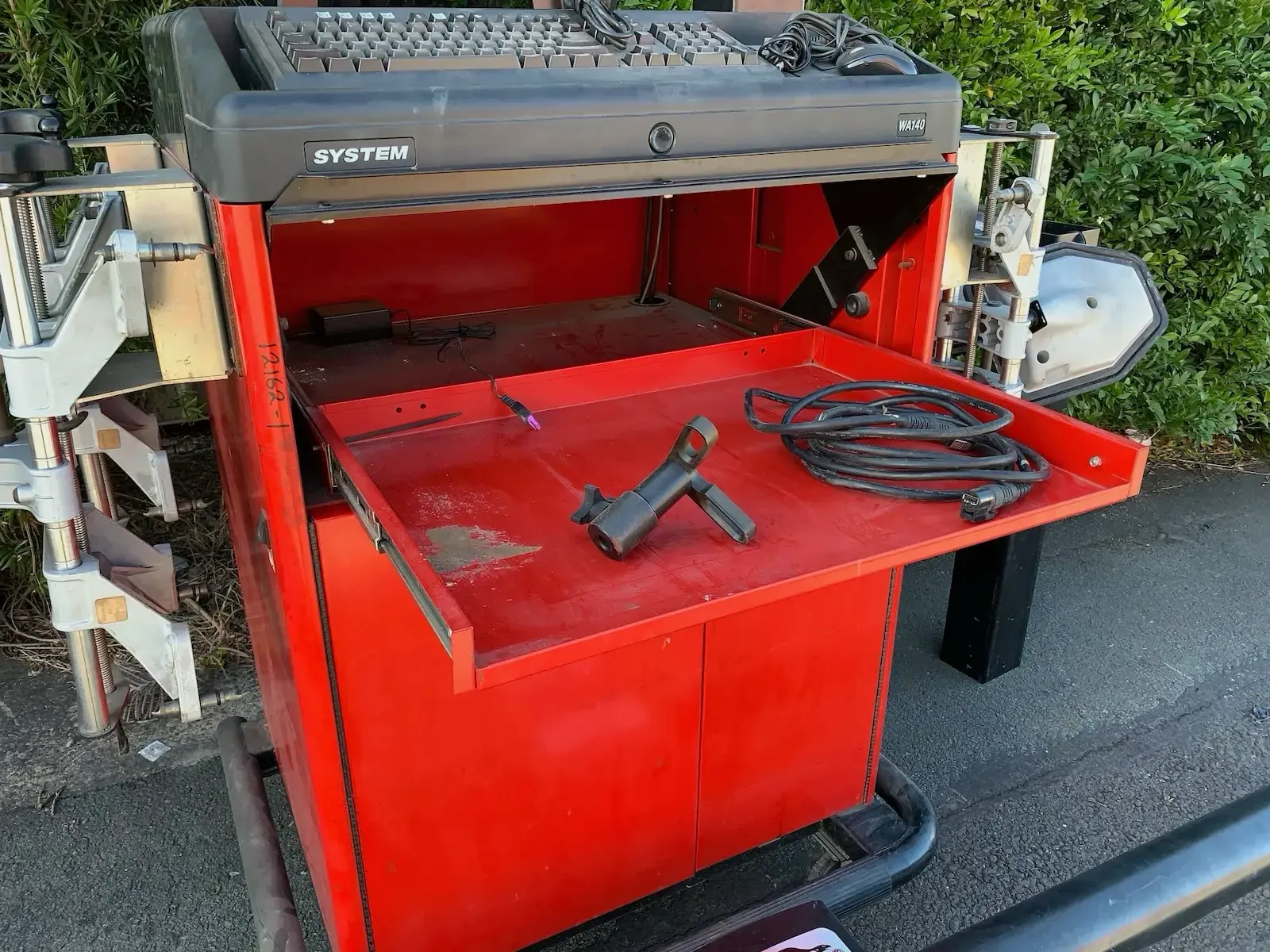 Hunter WA140 WA14X Hawkeye 4 Wheel Alignment Alligner Machine w Accs