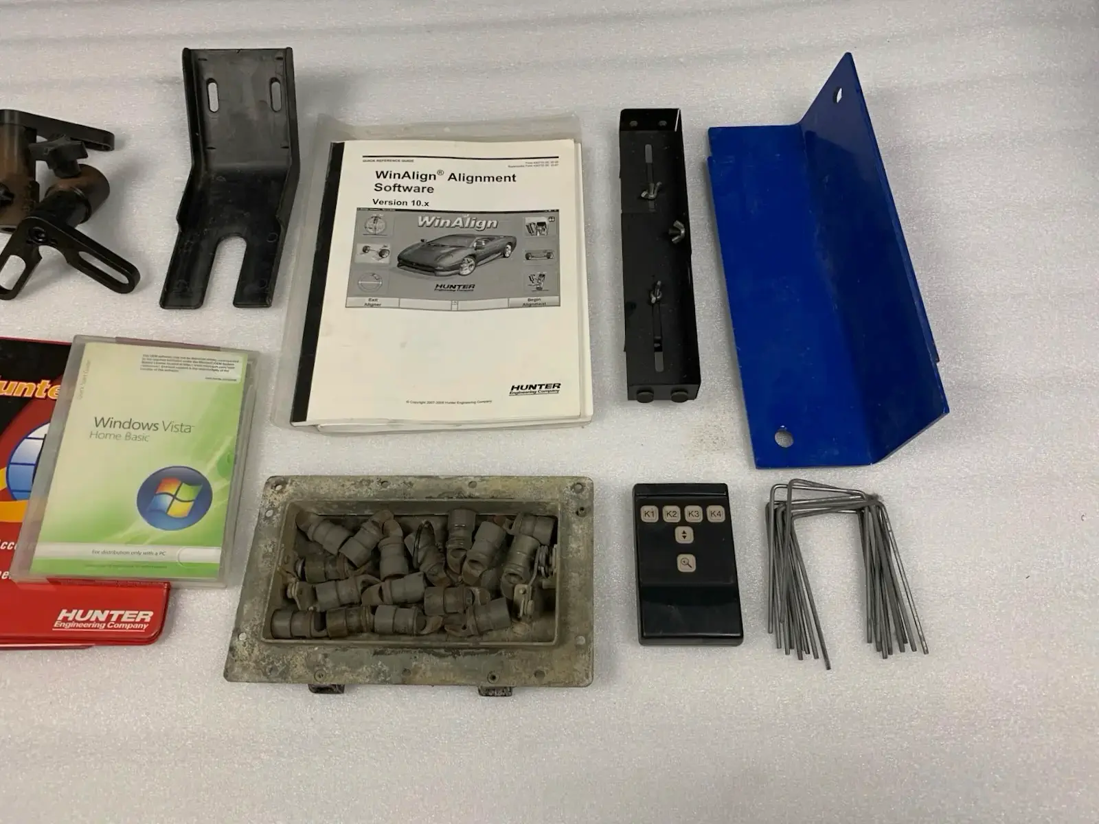 Hunter WA140 WA14X Hawkeye 4 Wheel Alignment Alligner Machine w Accs